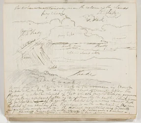 Sans titre (étude atmosphérique avec annotations) 1825